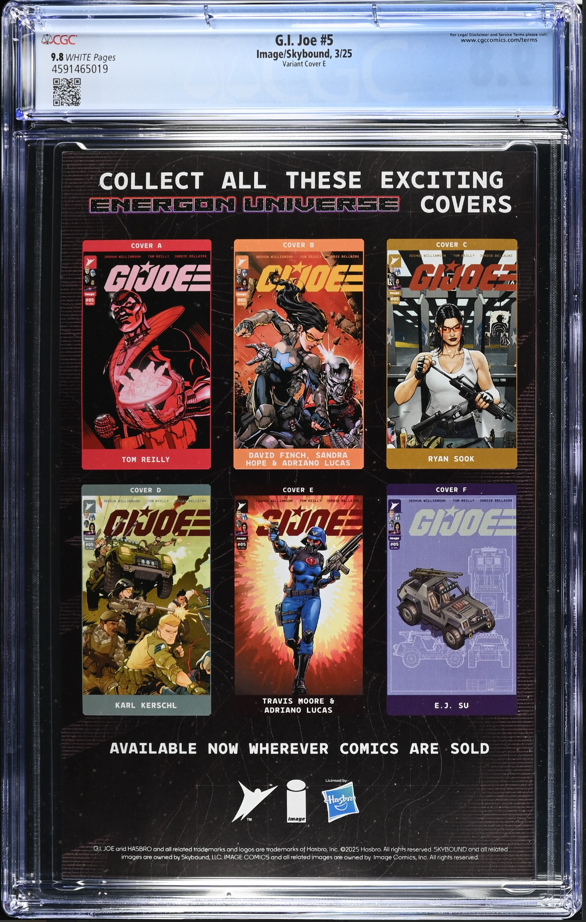 G.I. Joe #5 Moore 1:25 Retailer Incentive Variant CGC 9.8