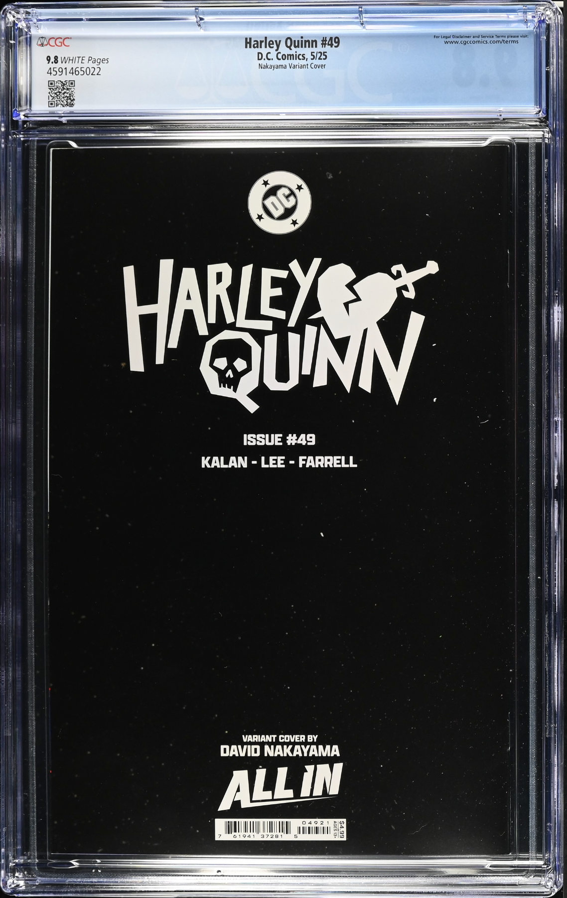 Harley Quinn #49 Nakayama Variant CGC 9.8