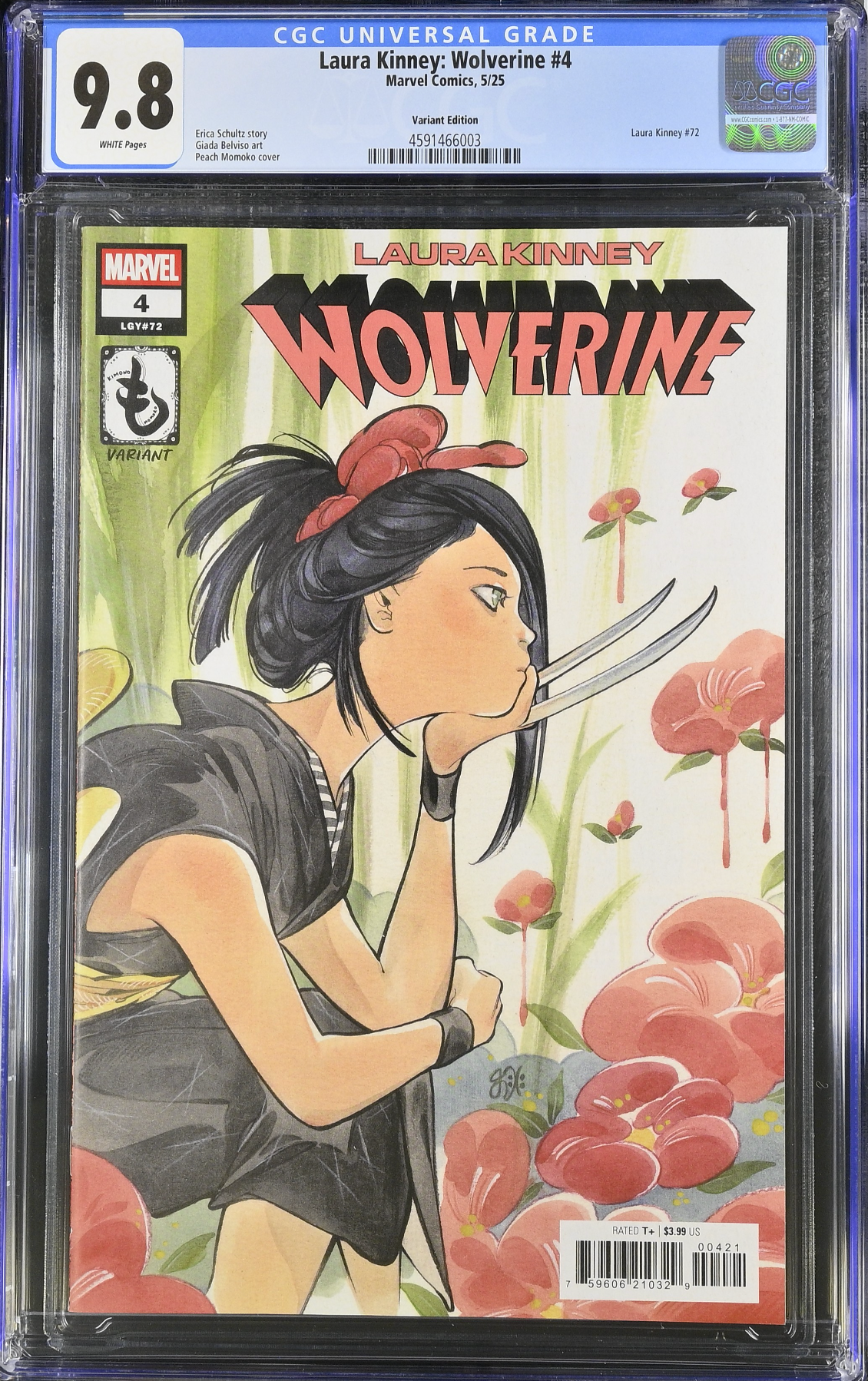 Laura Kinney: Wolverine #4 Momoko Variant CGC 9.8