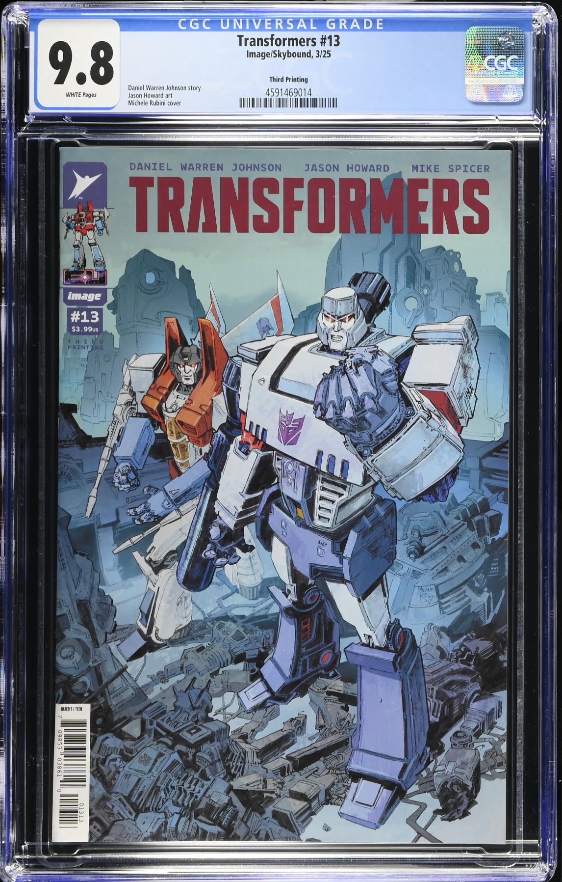 Transformers #13 Third Printing CGC 9.8
