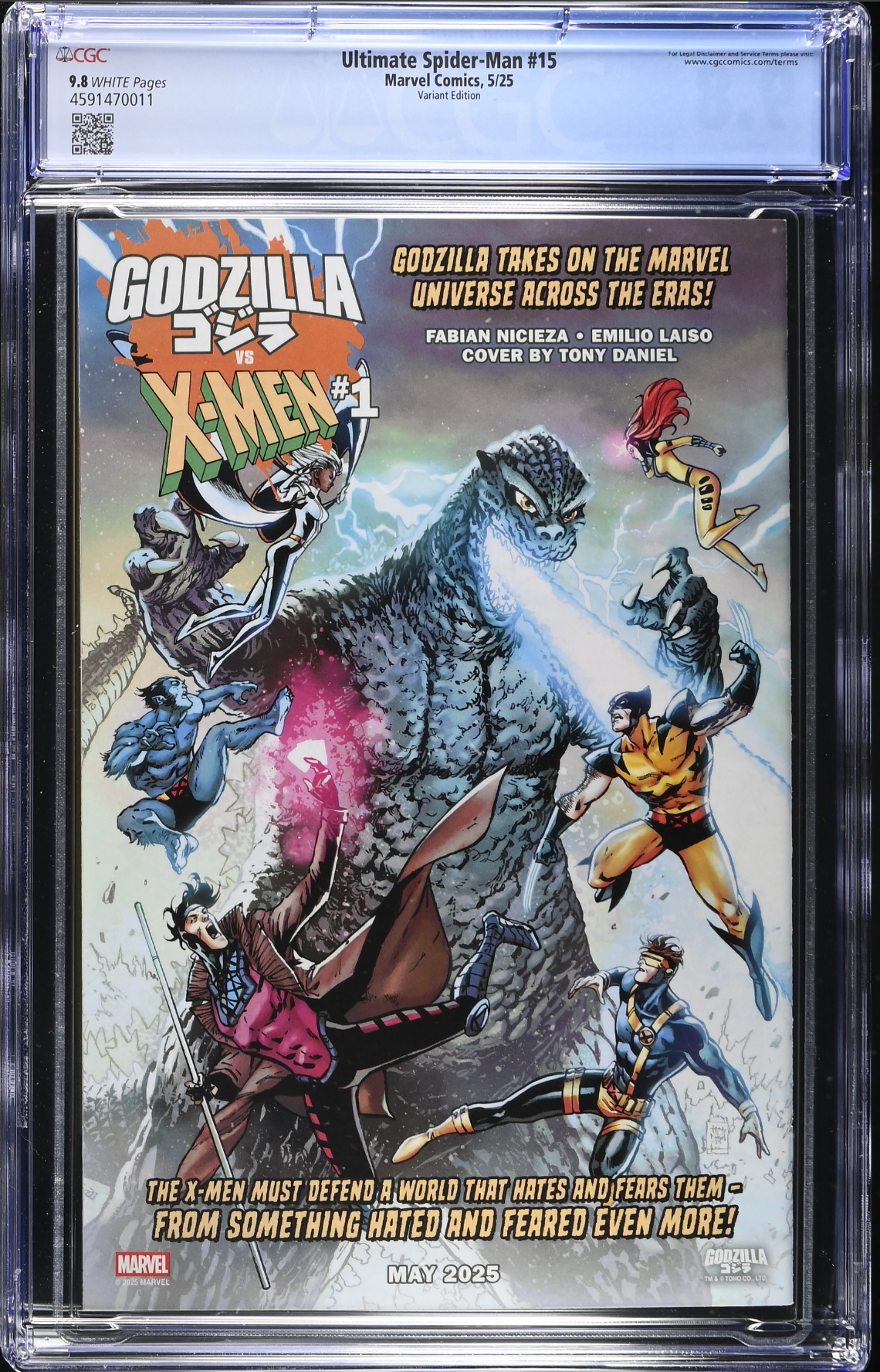 Ultimate Spider-Man #15 Sandoval Variant CGC 9.8