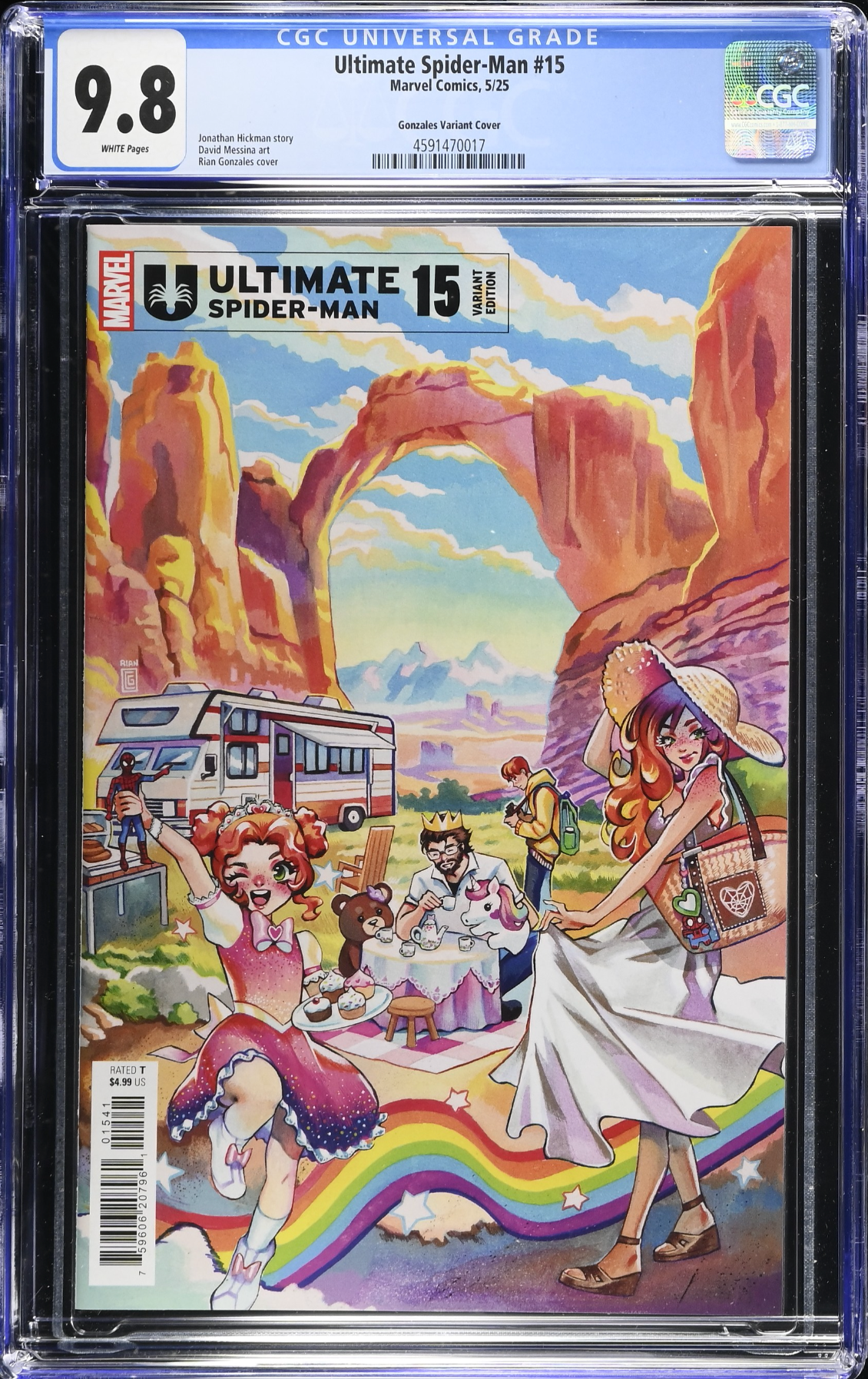 Ultimate Spider-Man #15 Gonzales Variant CGC 9.8