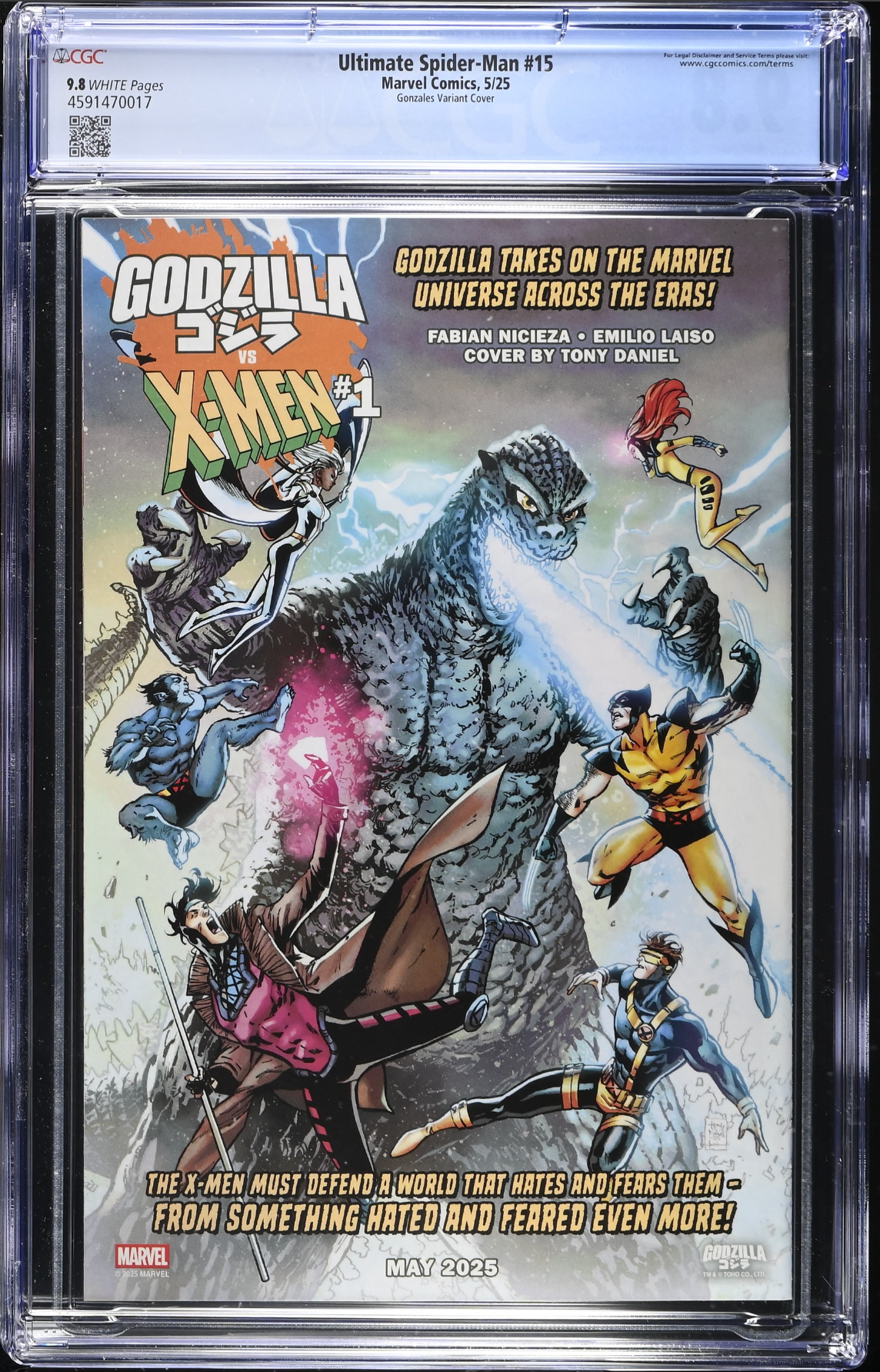 Ultimate Spider-Man #15 Gonzales Variant CGC 9.8