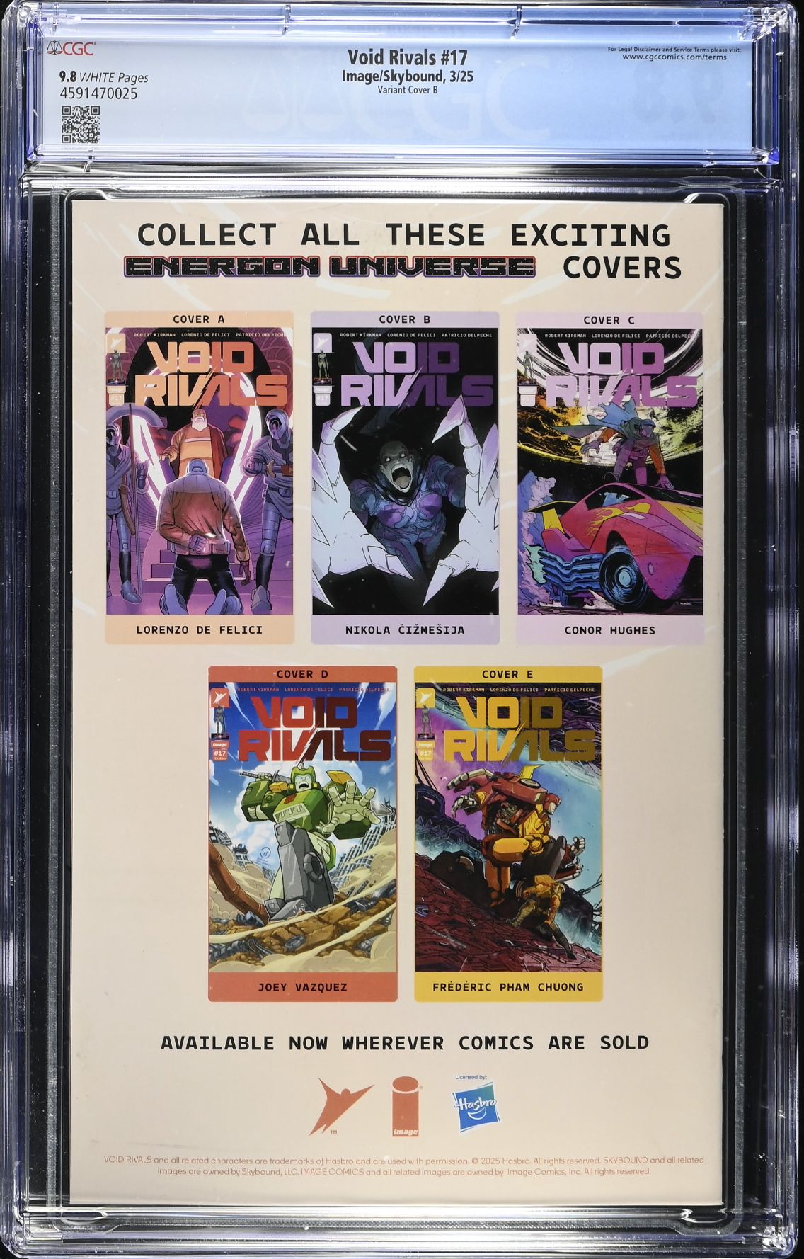 Void Rivals #17 Cizmesija Variant CGC 9.8