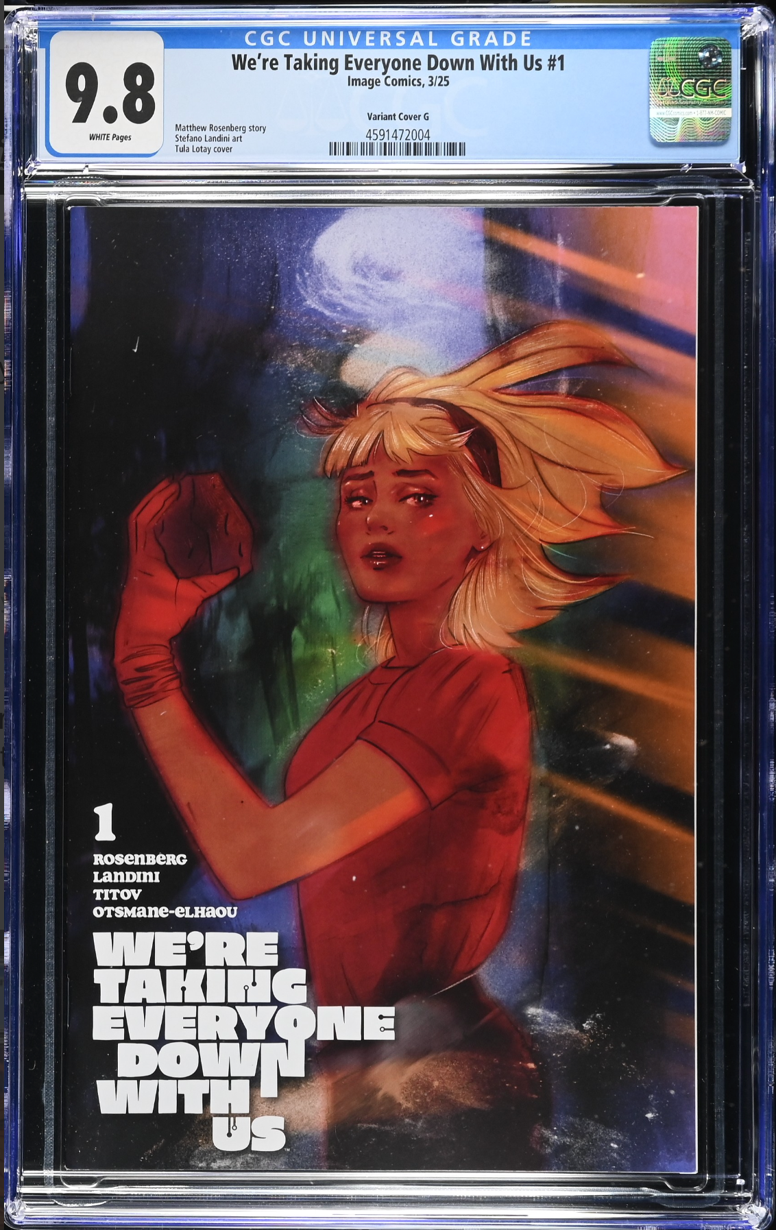 We're Taking Everyone Down With Us #1 Lotay Variant CGC 9.8