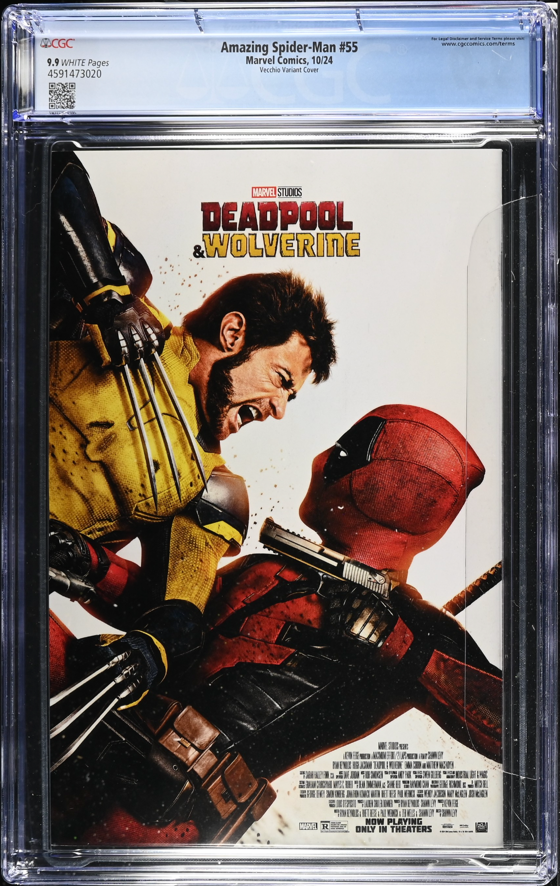 Amazing Spider-Man #55 Vecchio Disco Dazzler Variant CGC 9.9