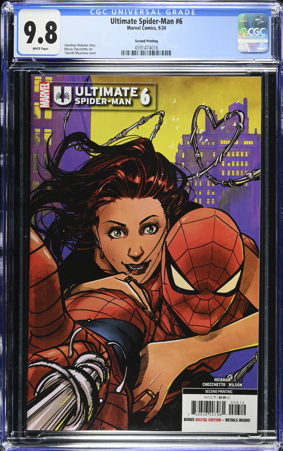 Ultimate Spider-Man #6 Second Printing CGC 9.8