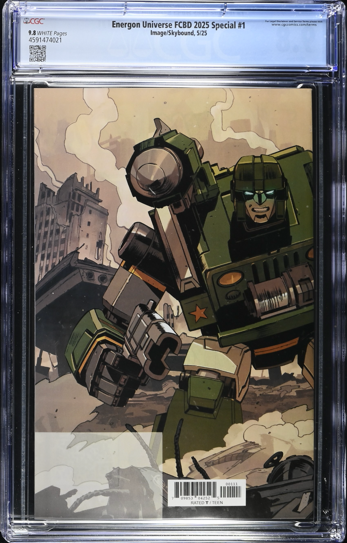 Energon Universe 2025 Special #1 FCBD CGC 9.8