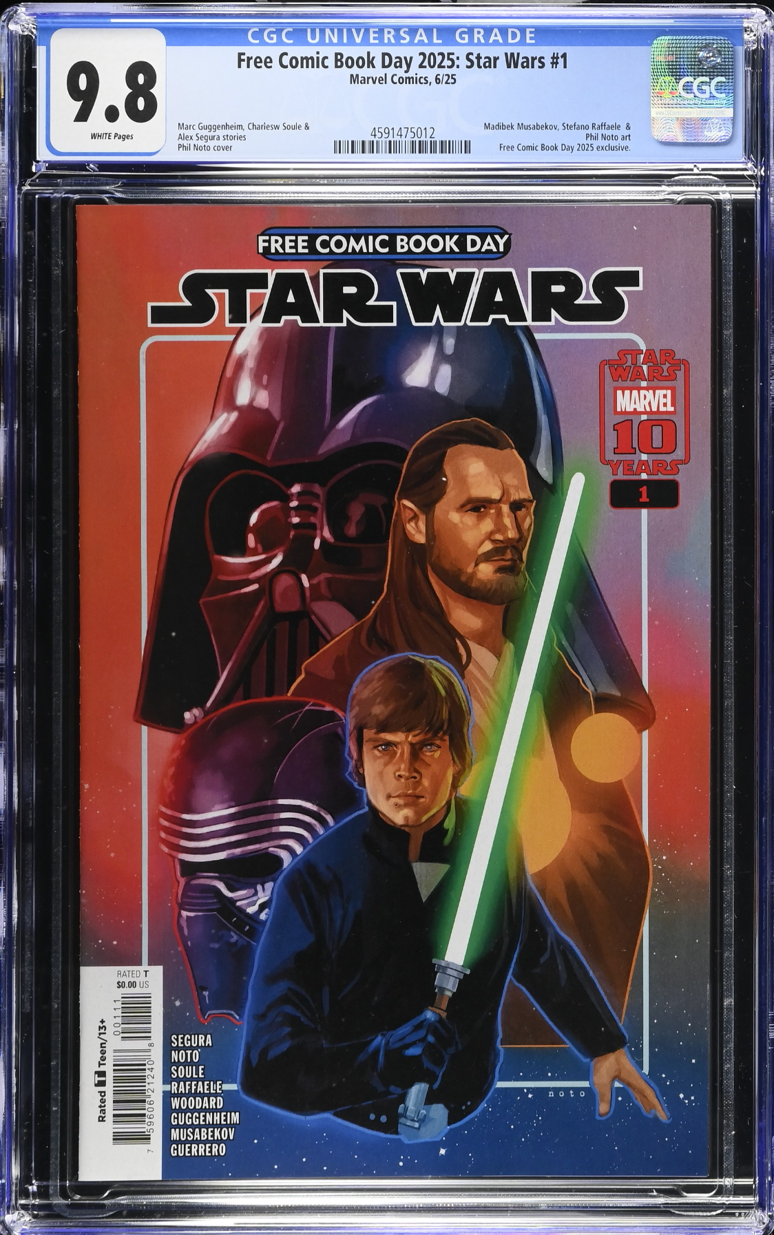 Free Comic Book Day 2025: Star Wars #1 CGC 9.8