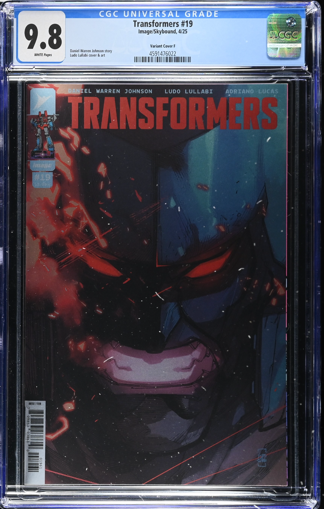Transformers #19 Lullabi 1:100 Foil Retailer Incentive Variant CGC 9.8