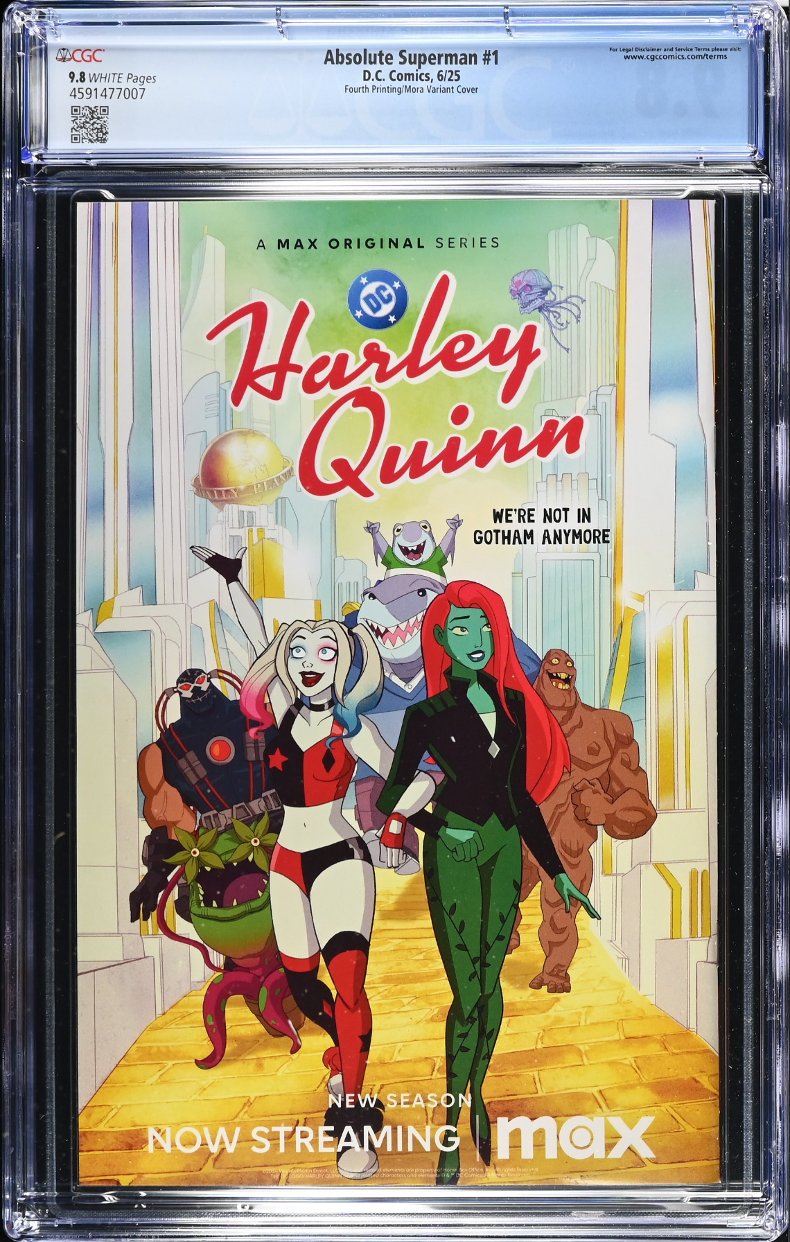 Absolute Superman #1 Fourth Printing Mora Variant CGC 9.8