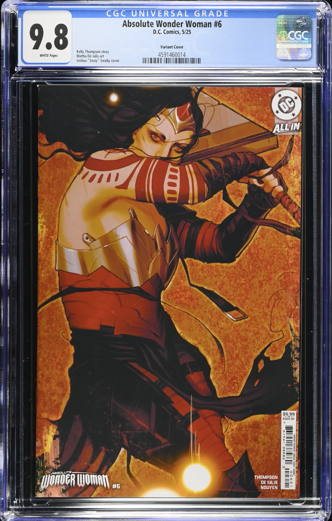 Absolute Wonder Woman #6 Swaby Variant CGC 9.8