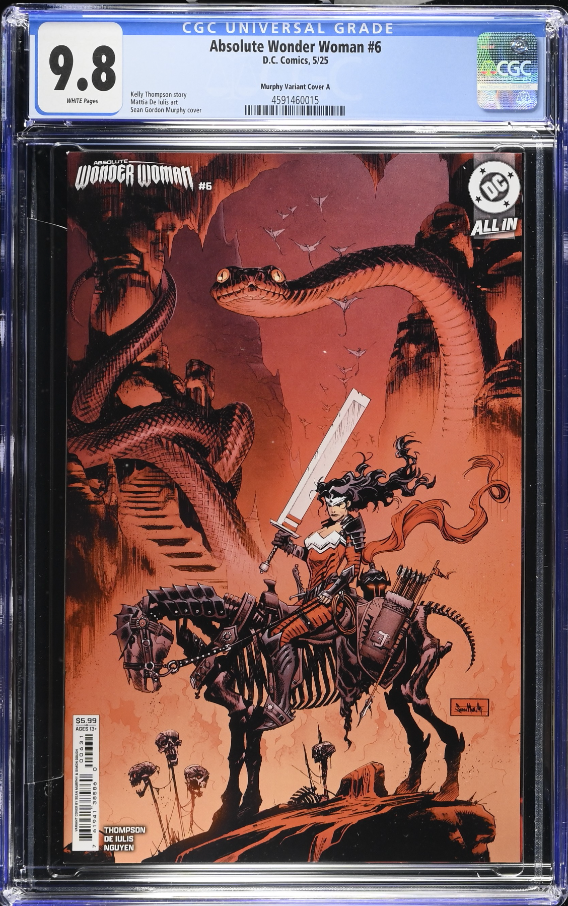 Absolute Wonder Woman #6 Murphy Variant CGC 9.8