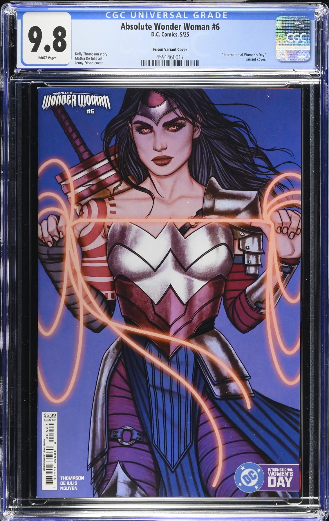 Absolute Wonder Woman #6 Frison Variant CGC 9.8