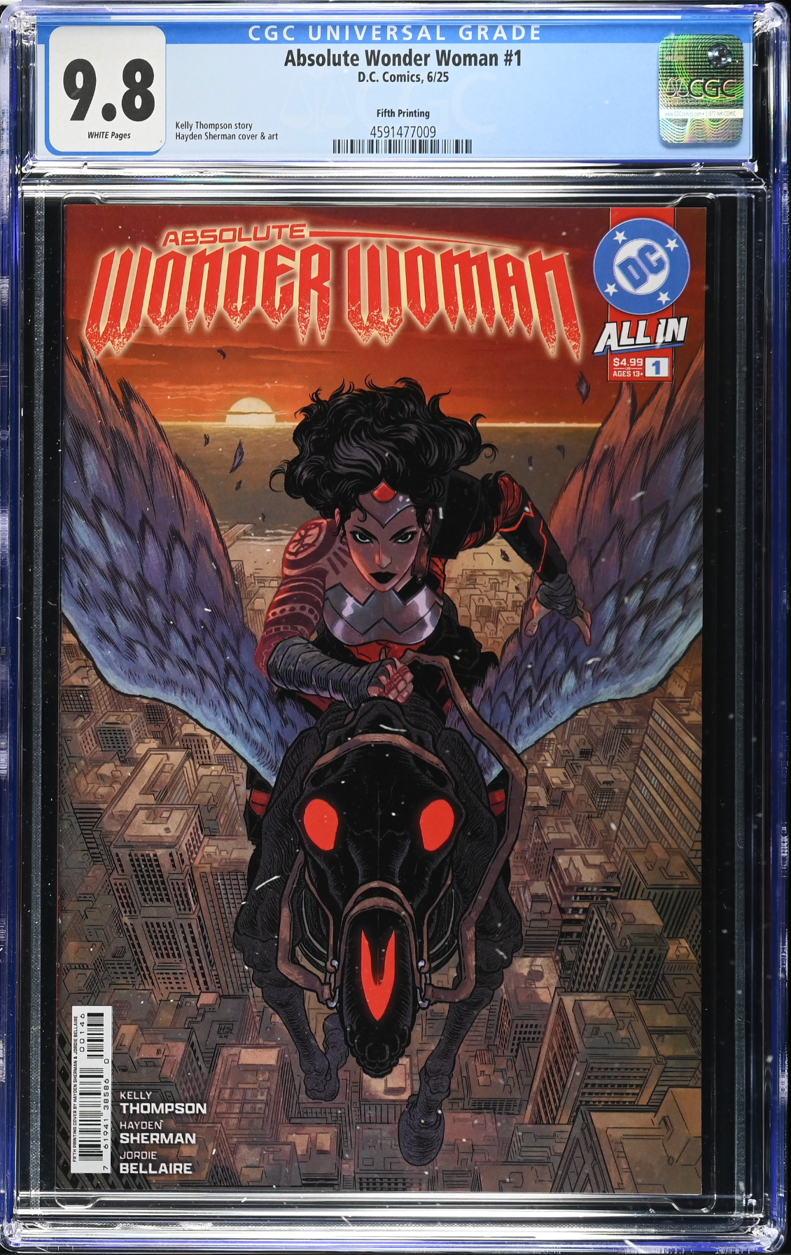 Absolute Wonder Woman #1 Fourth Printing CGC 9.8