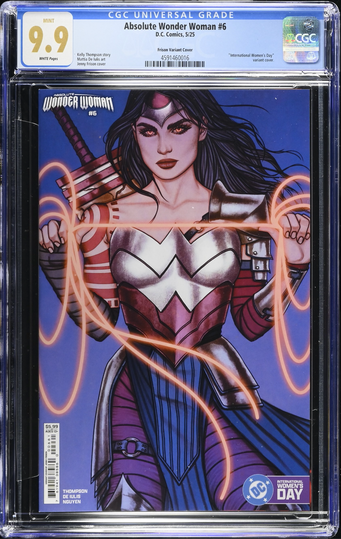 Absolute Wonder Woman #6 Frison Variant CGC 9.9