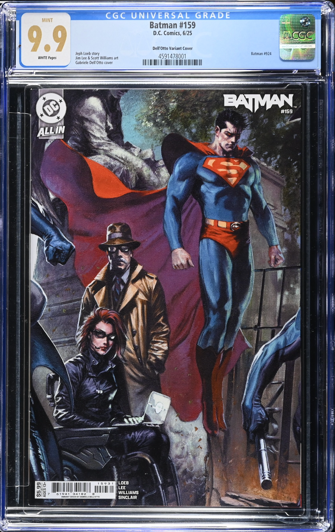 Batman #159 Dell'Otto Variant CGC 9.9