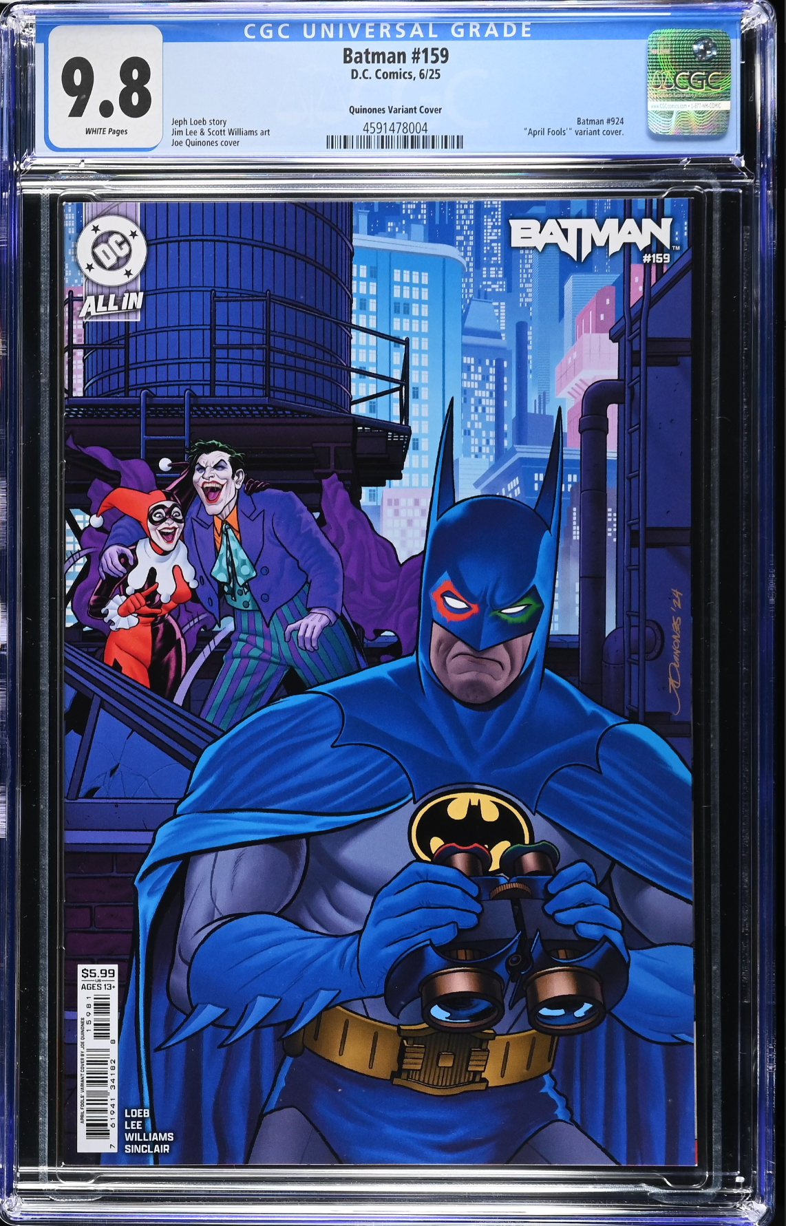 Batman #159 Quinones Variant CGC 9.8