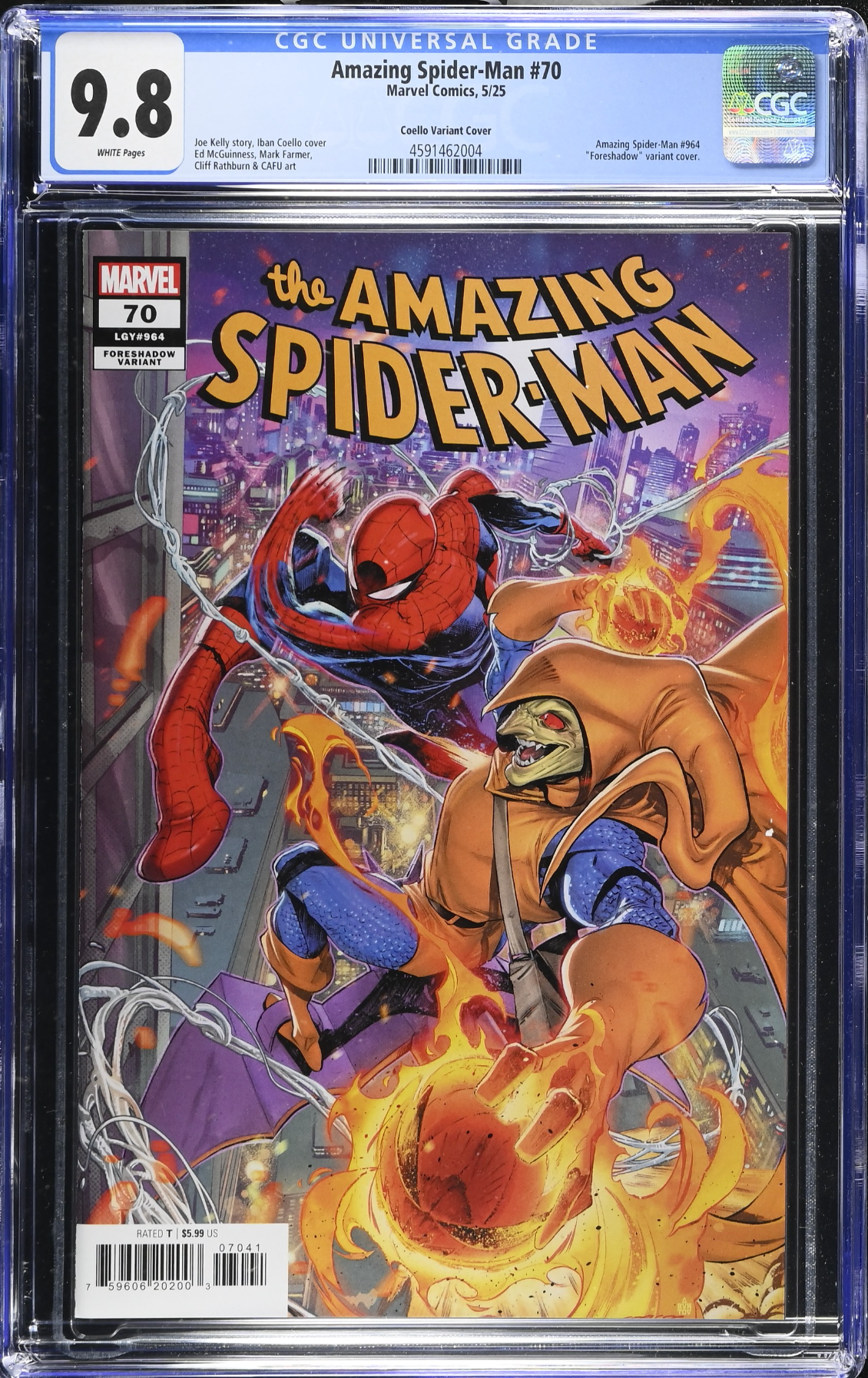 Amazing Spider-Man #70 Coello Variant CGC 9.8