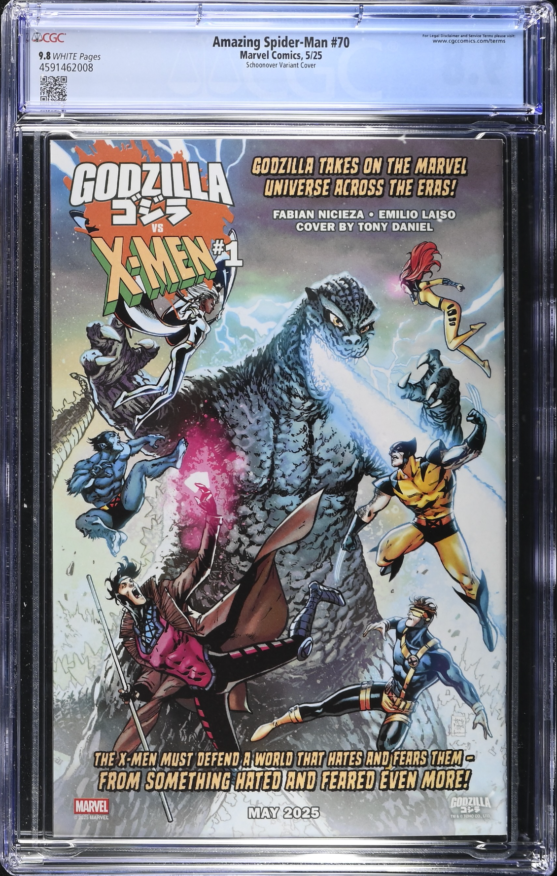Amazing Spider-Man #70 Schoonover Variant CGC 9.8