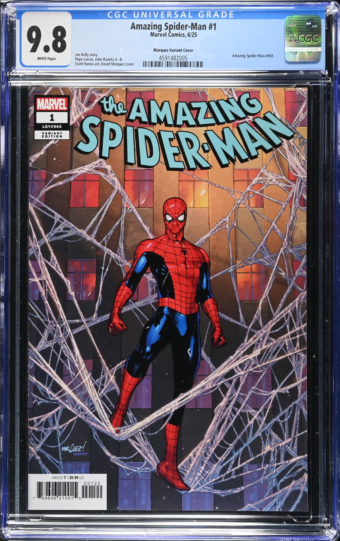 Amazing Spider-Man #1 Marquez 1:25 Retailer Incentive Variant CGC 9.8
