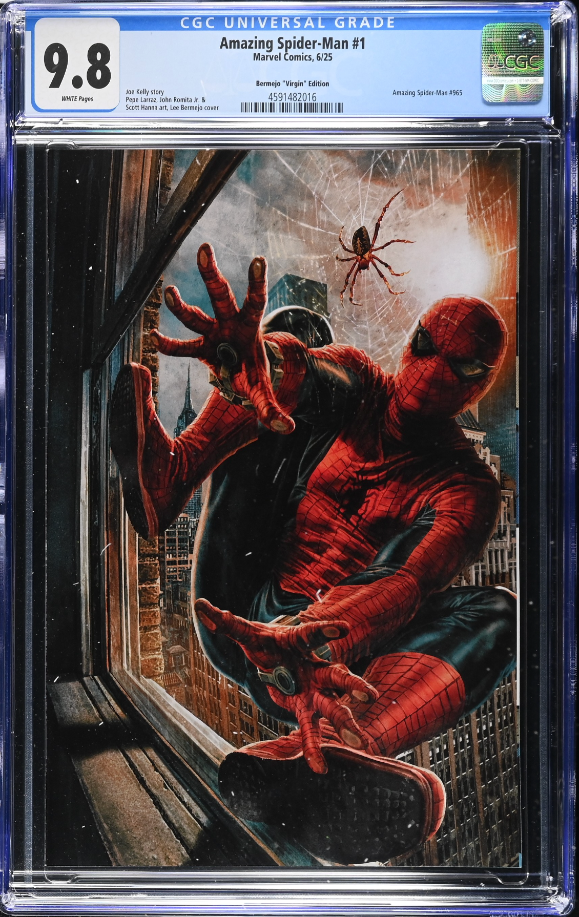 Amazing Spider-Man #1 Bermejo 1:200 Virgin Retailer Incentive Variant CGC 9.8