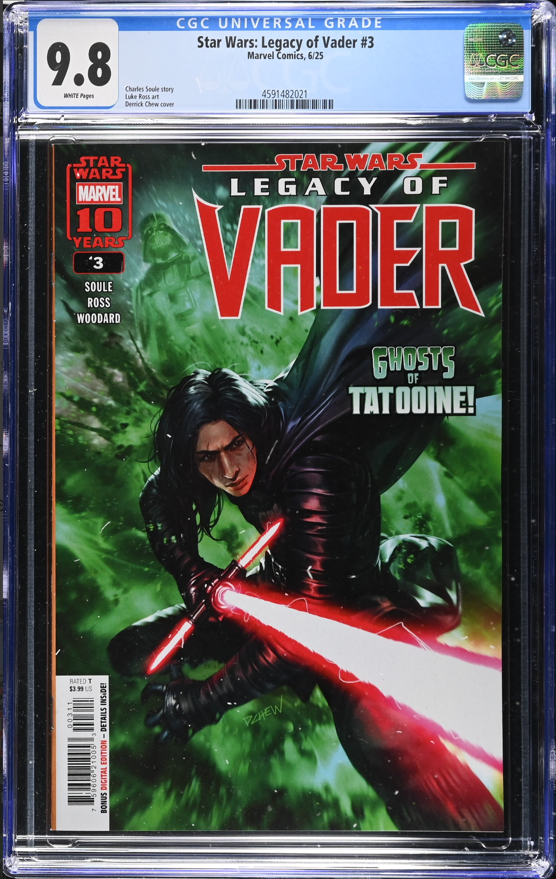 Star Wars: Legacy of Vader #3 CGC 9.8