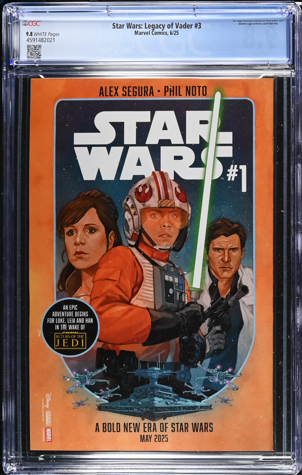 Star Wars: Legacy of Vader #3 CGC 9.8