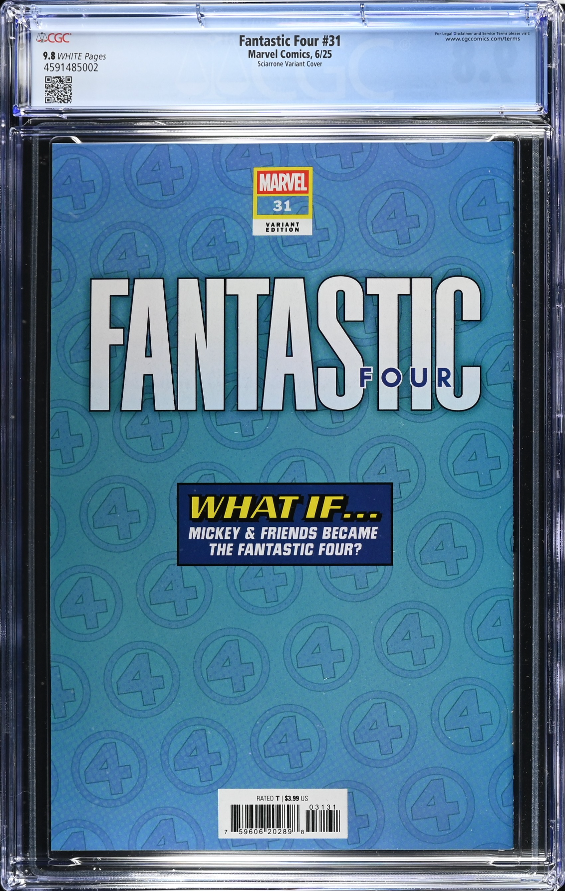 Fantastic Four #31 Disney Variant CGC 9.8