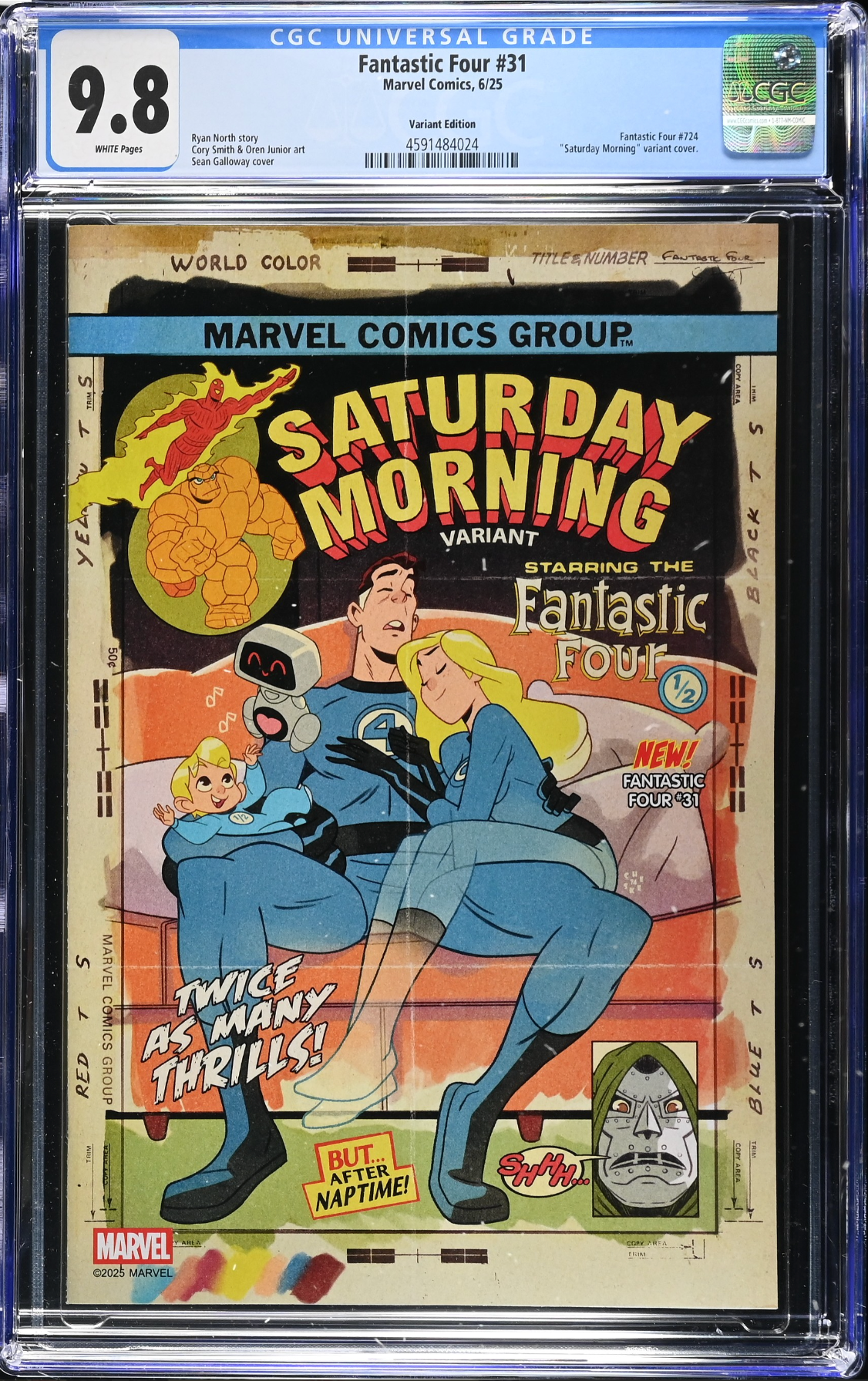 Fantastic Four #31 Galloway Variant CGC 9.8