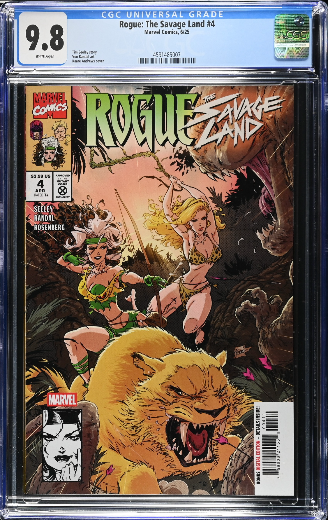 Rogue: The Savage Land #4 CGC 9.8