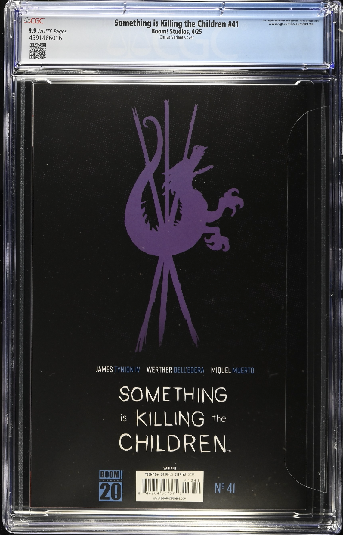 Something is Killing the Children #41 Citriya 1:10 Retailer Incentive Variant CGC 9.9
