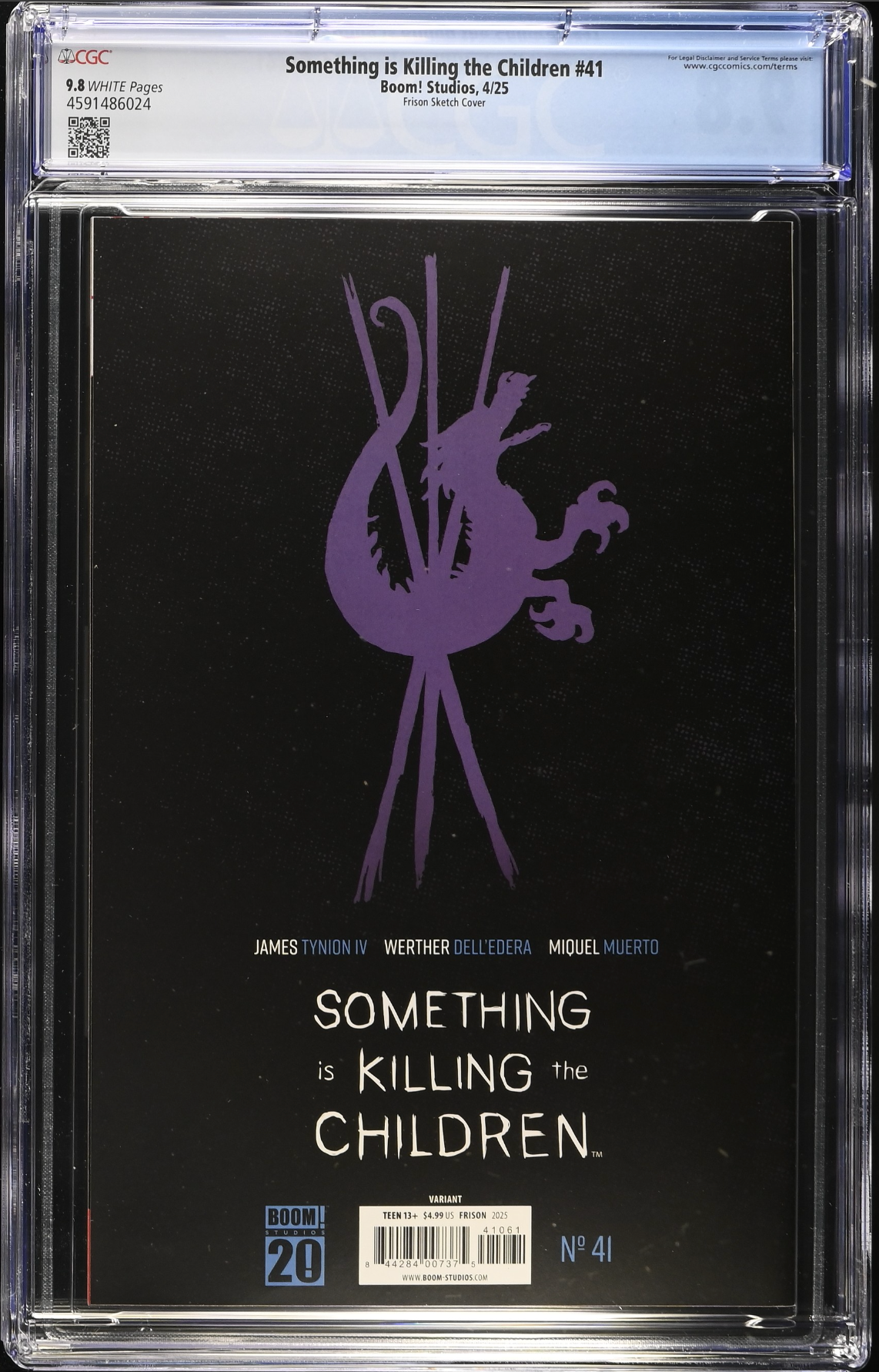 Something is Killing the Children #41 Frison 1:50 Virgin Retailer Incentive Variant CGC 9.8
