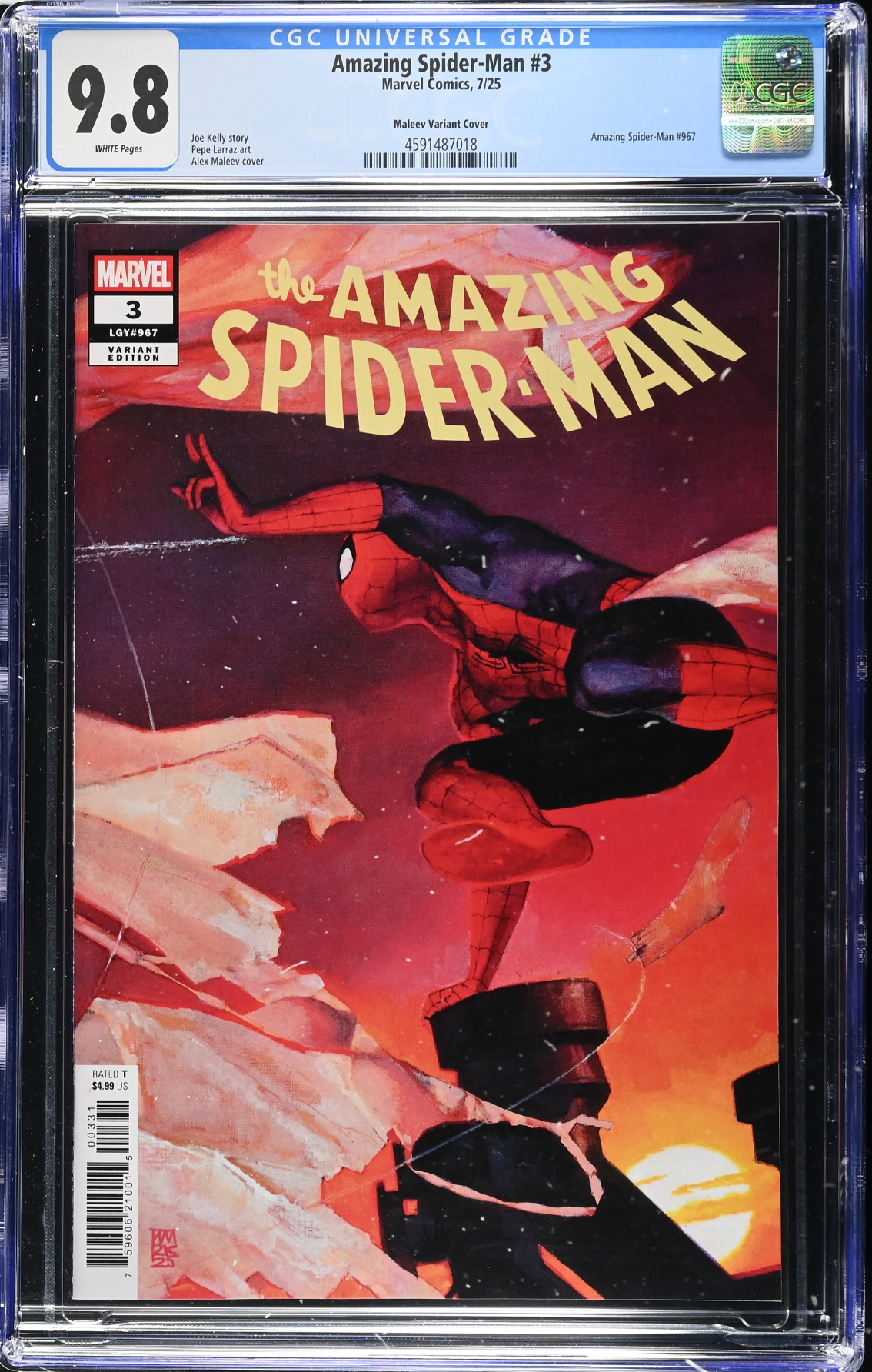 Amazing Spider-Man #3 Maleev Variant CGC 9.8