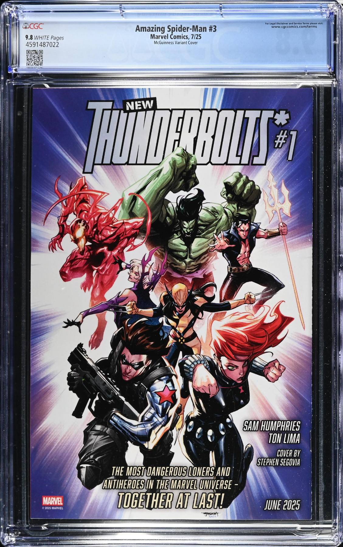 Amazing Spider-Man #3 McGuinness Variant CGC 9.8