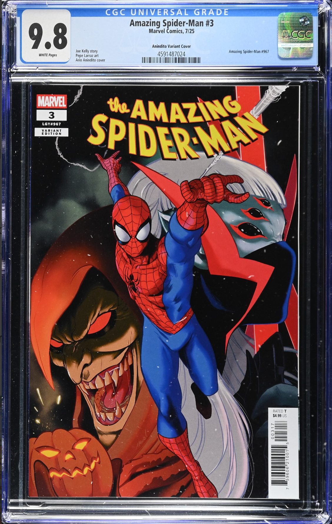 Amazing Spider-Man #3 Anindito 1:25 Retailer Incentive Variant CGC 9.8