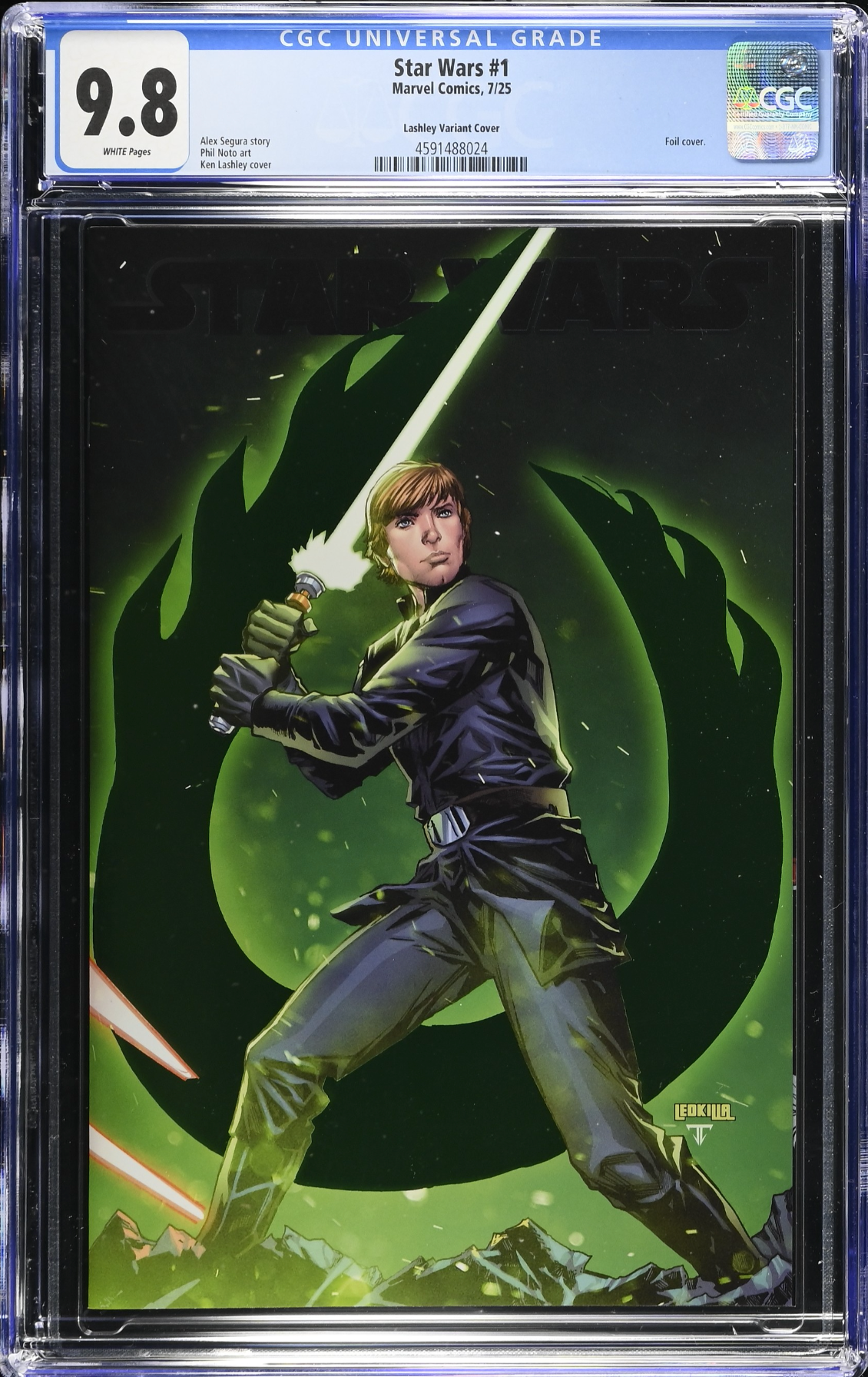 Star Wars #1 Lashley Foil Variant CGC 9.9