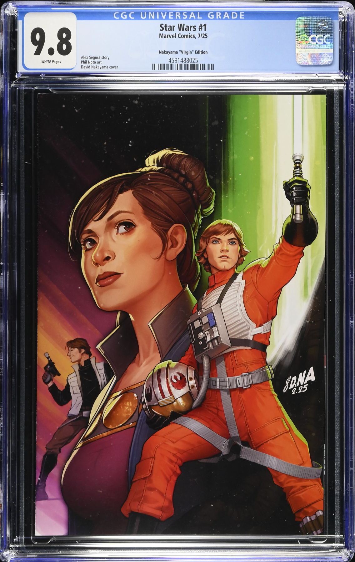Star Wars #1 Nakayama 1:200 Virgin Retailer Incentive Variant CGC 9.8