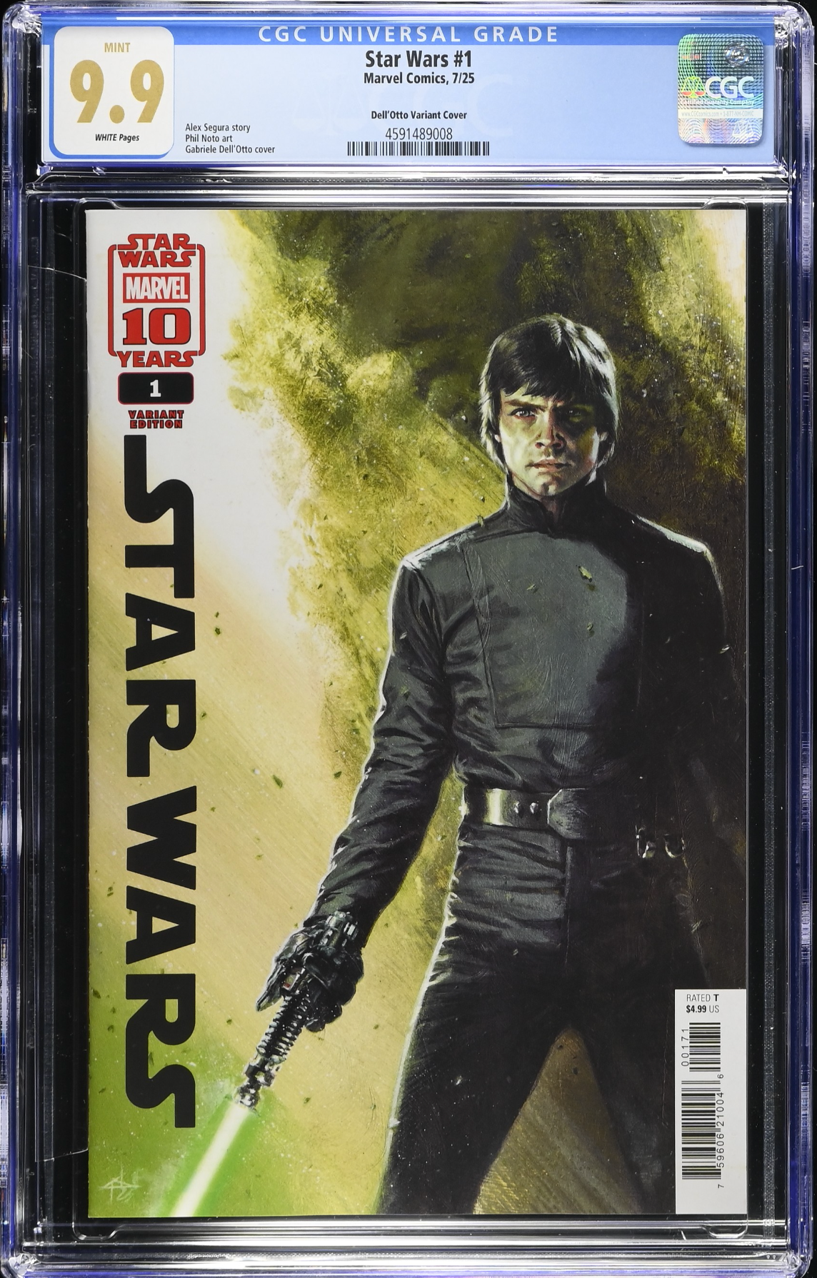 Star Wars #1 Dell'Otto Variant CGC 9.9