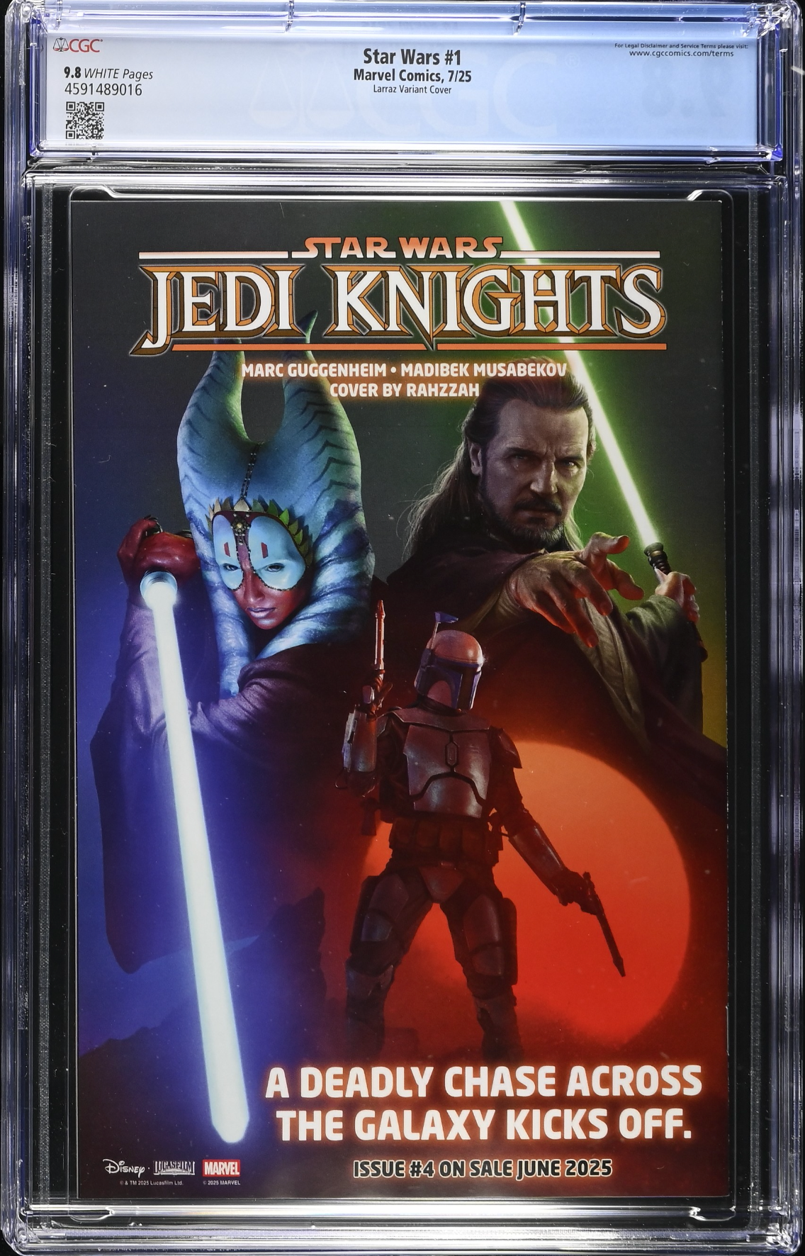 Star Wars #1 Larraz 1:25 Retailer Incentive Variant CGC 9.8