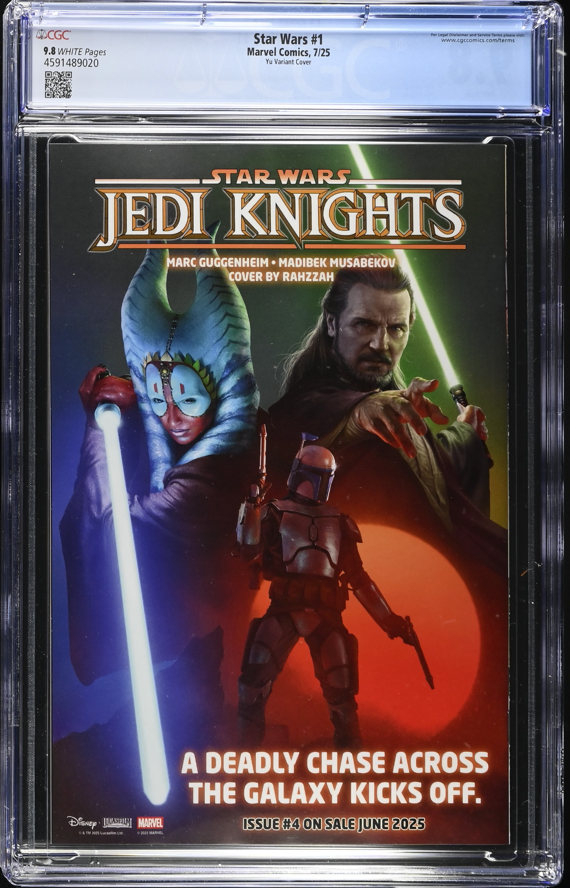 Star Wars #1 Yu 1:50 Retailer Incentive Variant CGC 9.8