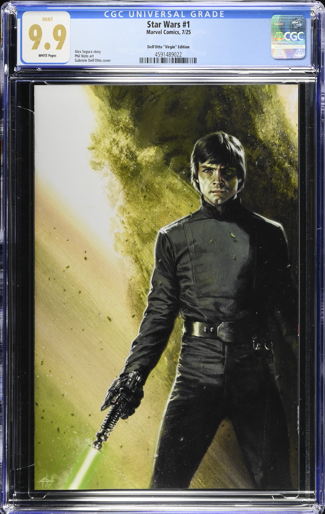 Star Wars #1 Dell'Otto 1:100 Virgin Retailer Incentive Variant CGC 9.9