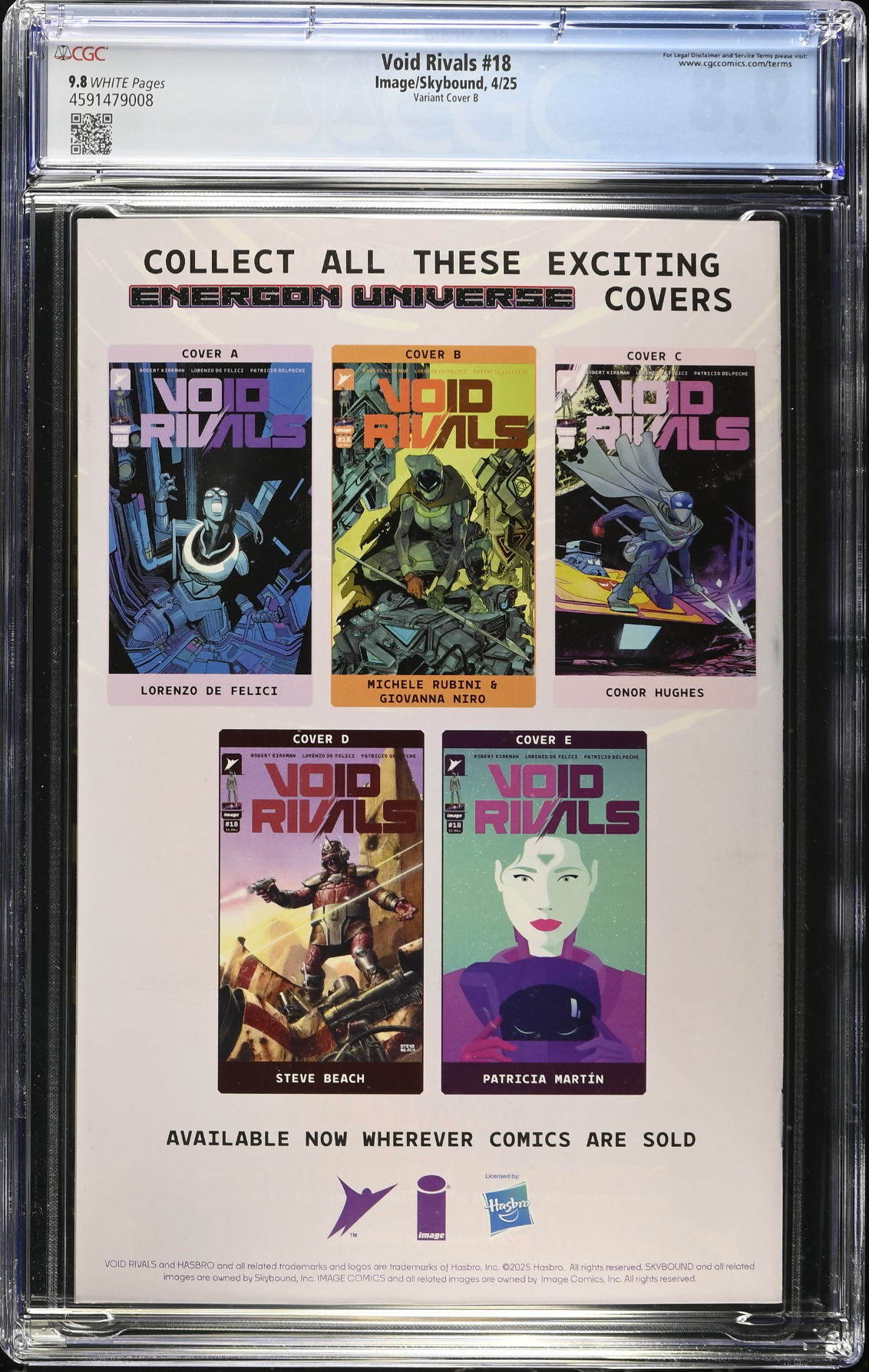 Void Rivals #18 Rubin Variant CGC 9.8