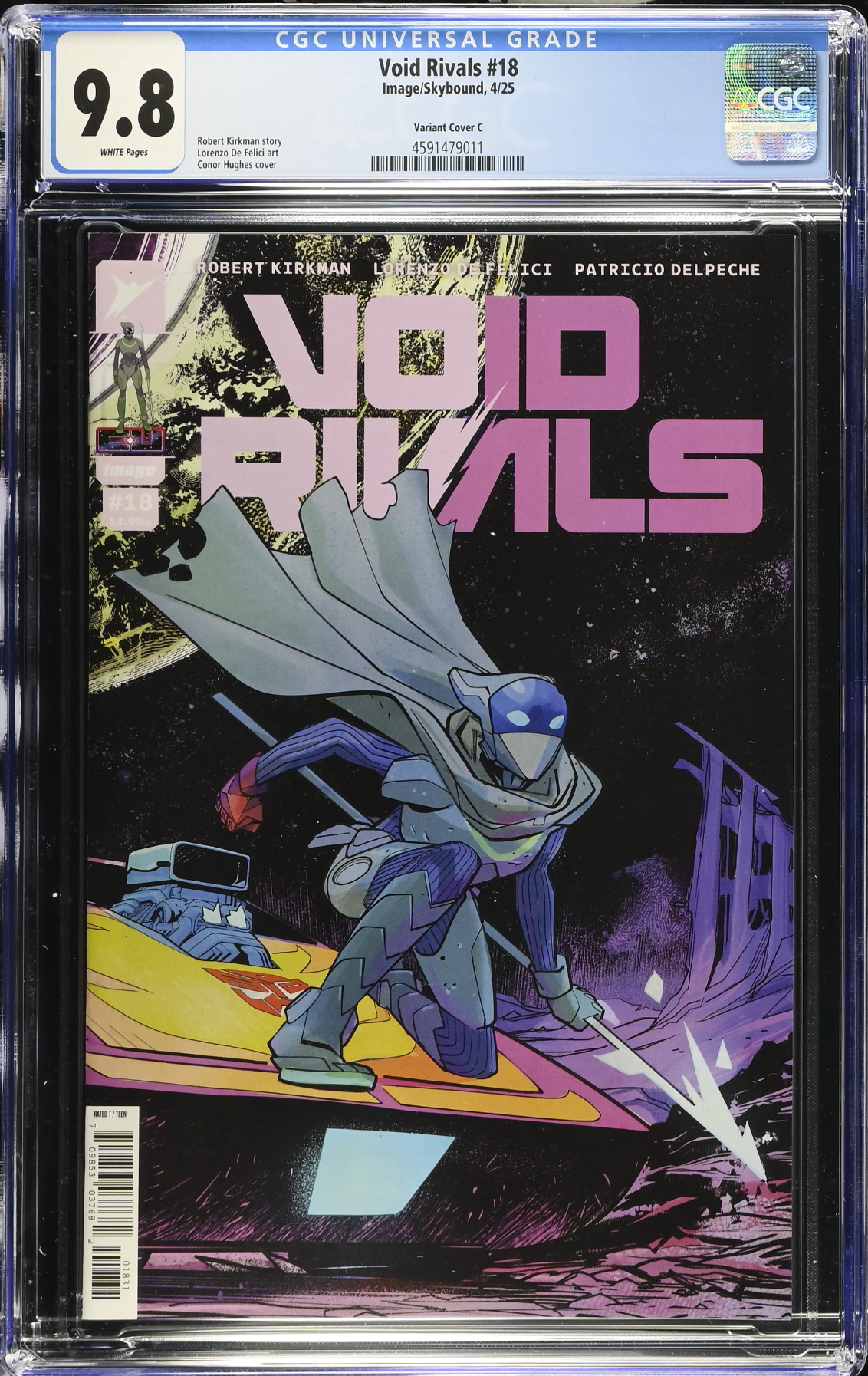 Void Rivals #18 Hughes 1:10 Retailer Incentive Variant CGC 9.8