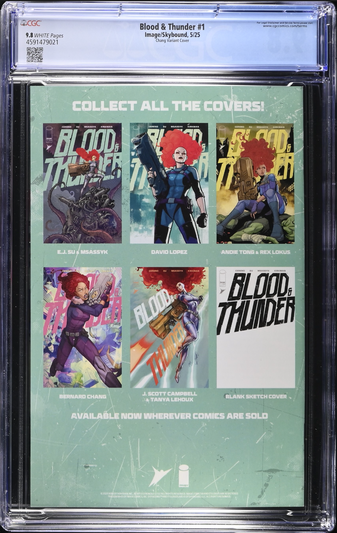 Blood & Thunder #1 Chang 1:25 Retailer Incentive Variant CGC 9.8