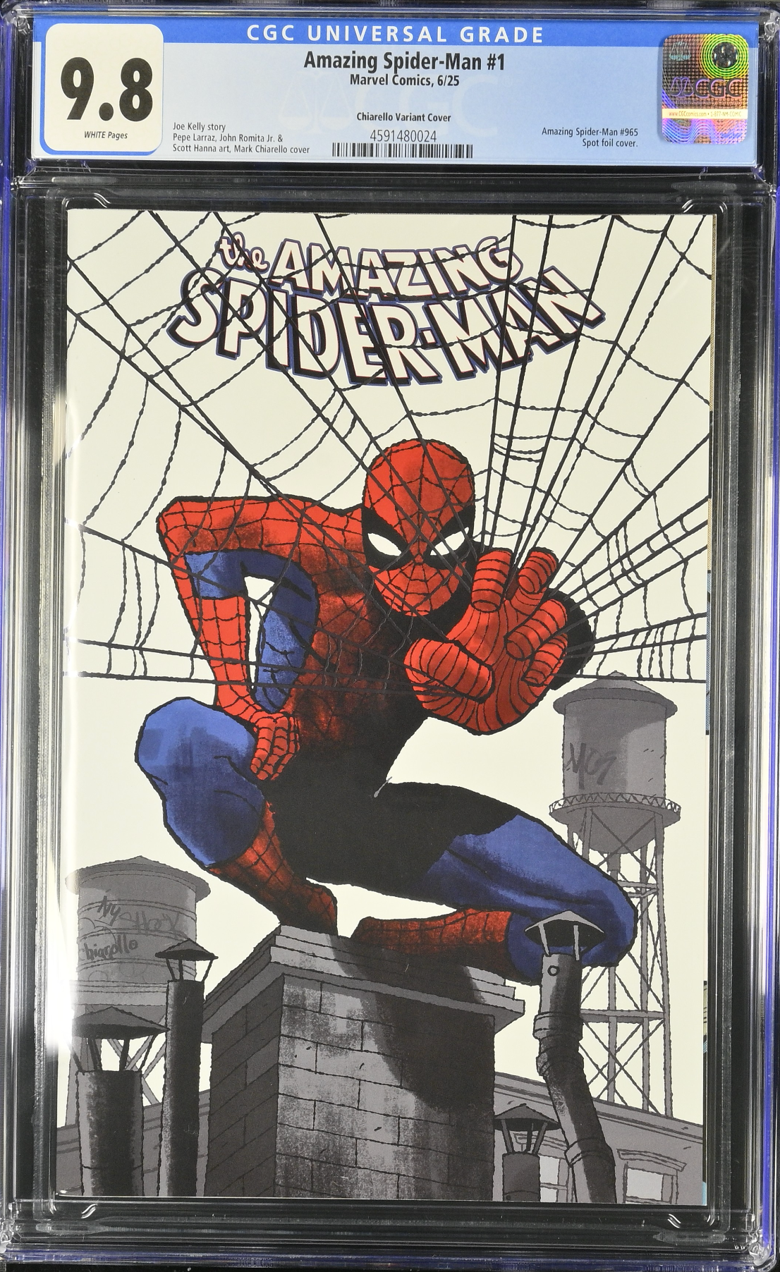 Amazing Spider-Man #1 Chiarello Foil Variant CGC 9.8
