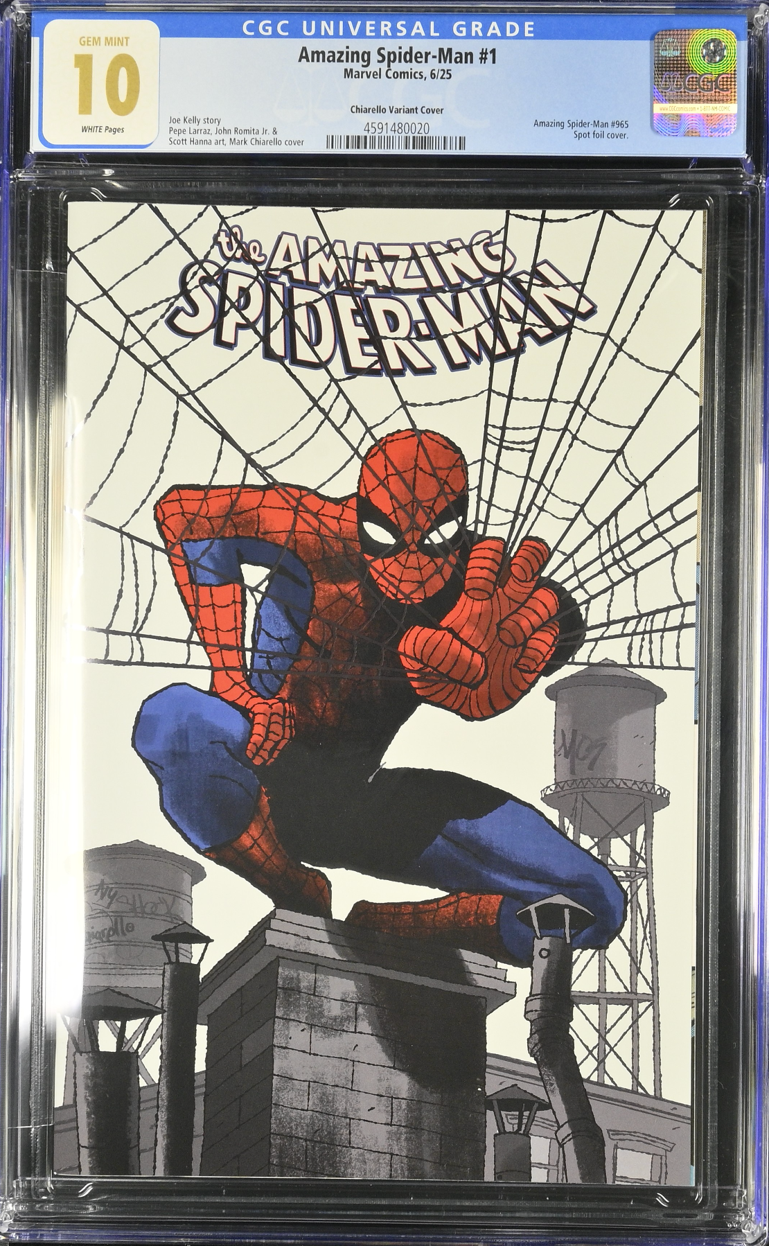 Amazing Spider-Man #1 Chiarello Foil Variant CGC 10