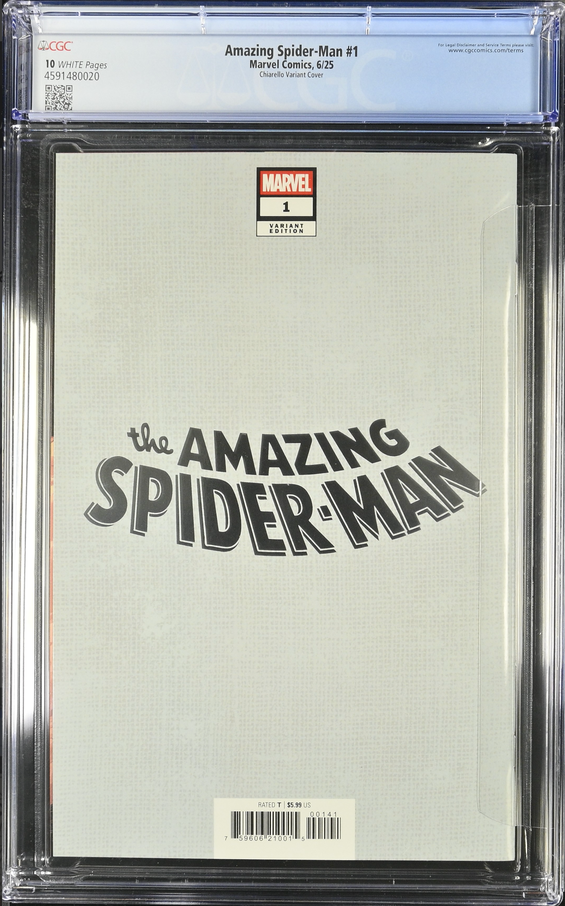 Amazing Spider-Man #1 Chiarello Foil Variant CGC 10