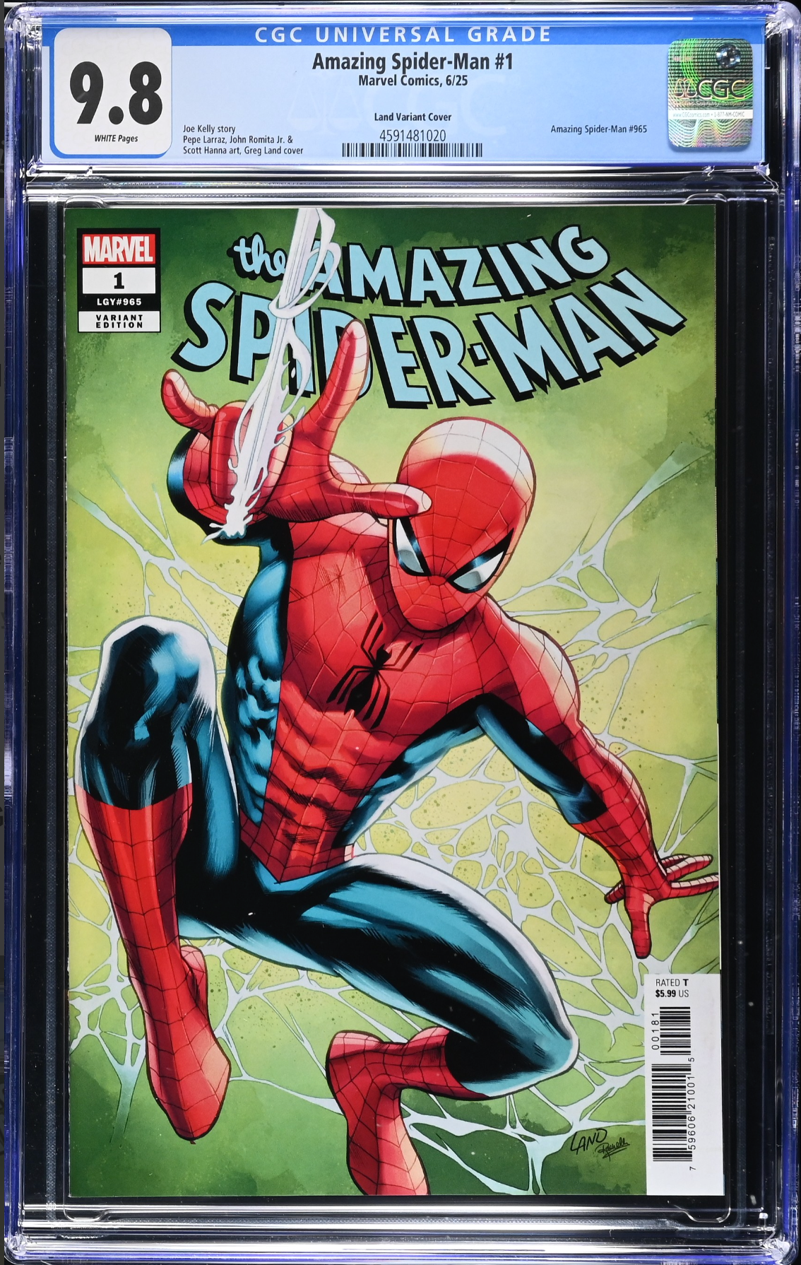 Amazing Spider-Man #1 Land Variant CGC 9.8