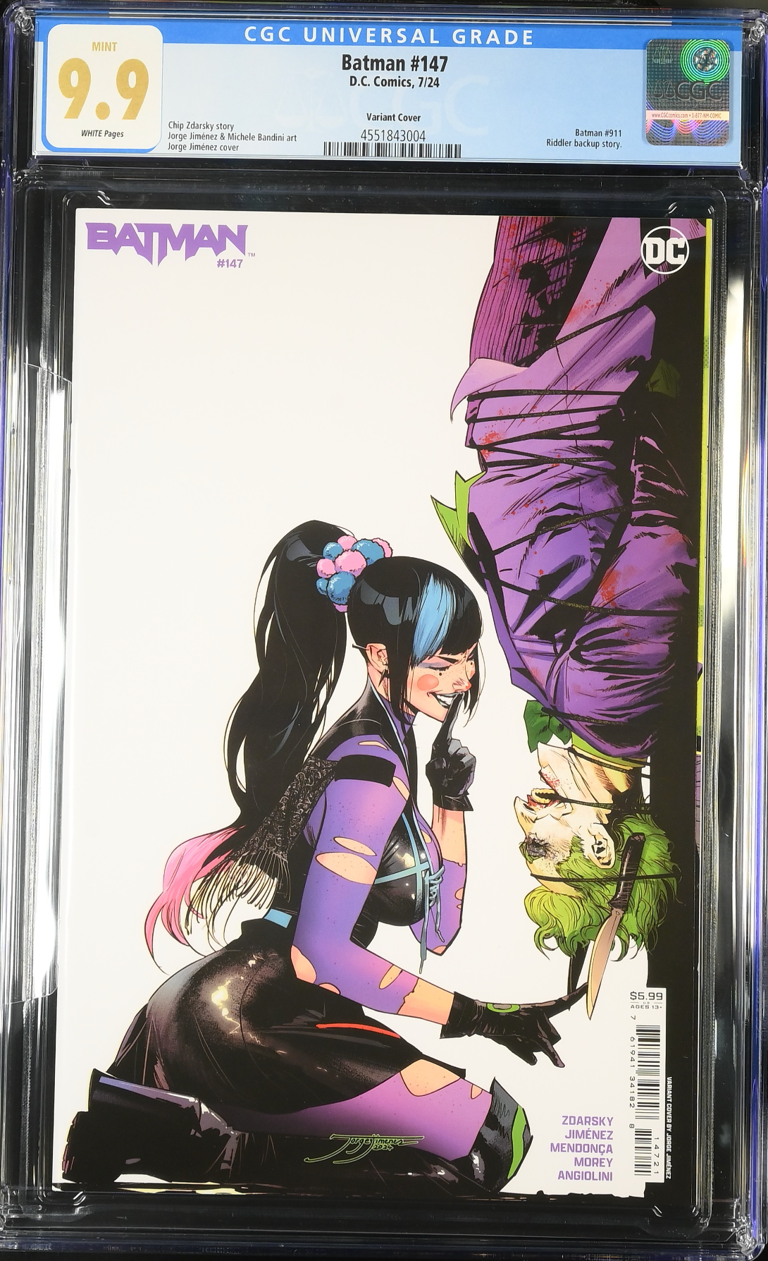 Batman #147 Jimenez Variant CGC 9.9